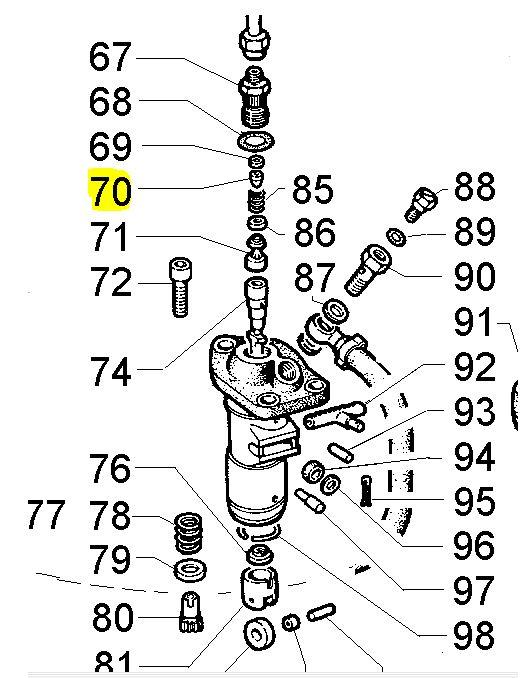 Remplisseur de pompe injection moteur lombardini 3LD450 3LD450/S 3LD510 3LD511 4LD640 4LD705 4LD820 5LD675 5LD825 5LD930 (7470003)