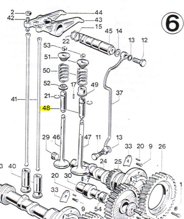 Guide soupape admission / échappement dva1030s dva1550s2 dva1750 slanzi 4845129 - ED0048451290-S