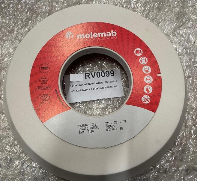 Meule Abrasive RV516 215x35x76mm 09A100 K08V86 - COMEC RV0099
