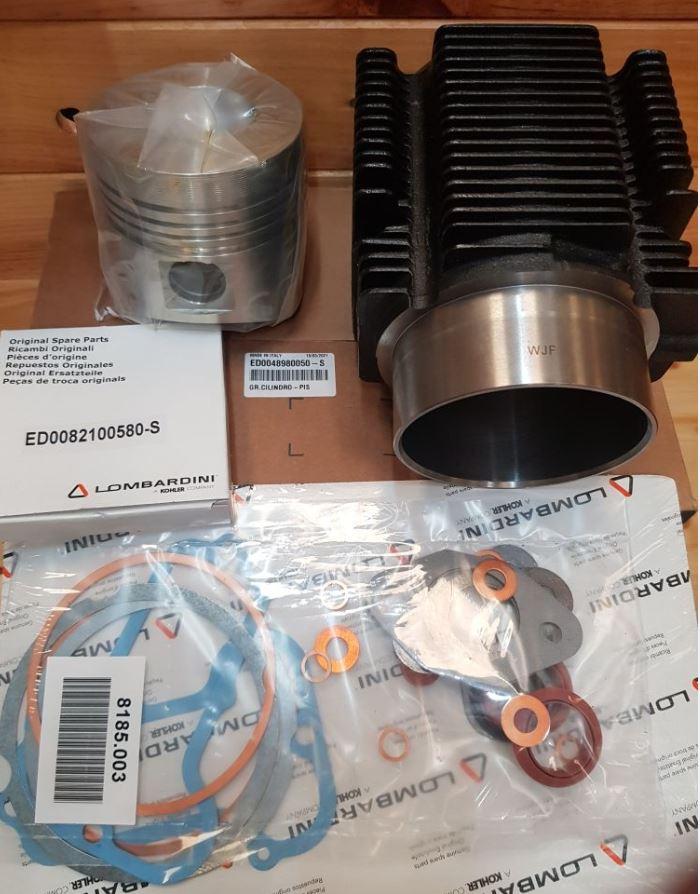 Kit cylindre piston 4LD820 LDA820 LOMBARDINI 4898005 ED0048980050-S