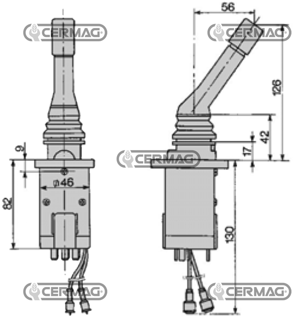 Contacteur / Comodo CERMAG 36640 - LANDINI 3536226M92 - 3533174M92