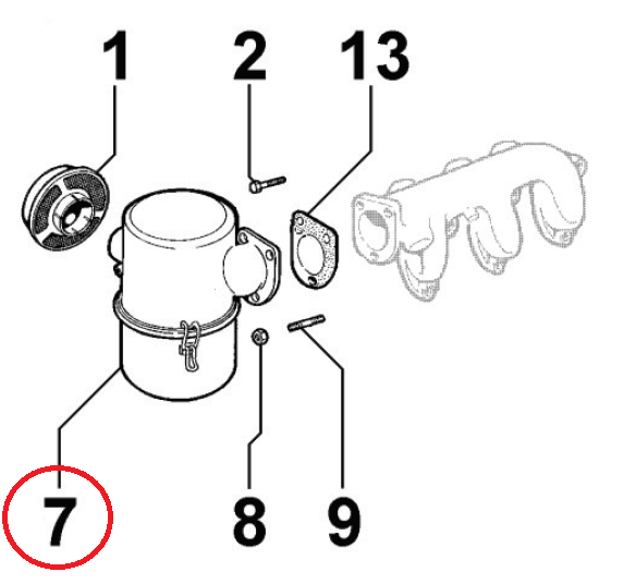 Filtre air LOMBARDINI 3700337 KOHLER ED0037003370-S / Moteur LOMBARDINI KOHLER 11LD535-3 11LD625-3 11LD626-3 KD626-3