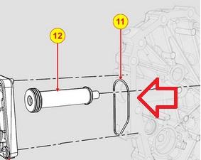 Joint torique couvercle filtre huile LOMBARDINI 15LD400 ; 15LD440 KOHLER KD15-440 ; KD400 ; KD420 RUGGERINI RY103 - ED0012003840-S ; 1200.384