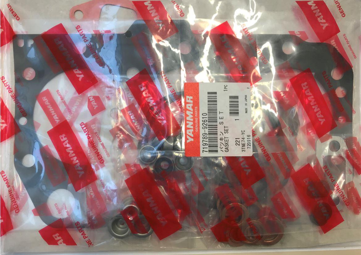 Pochette joints YANMAR 719789-92610 - YANMAR 3TNE74-YC