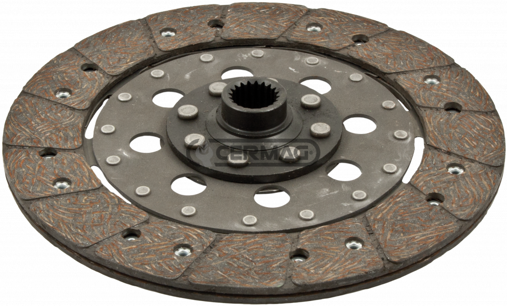 Disque Embrayage GOLDONI 06300091 CERMAG 15998 / GOLDONI STAR 3000V serie D-E / QUASAR serie A-B / STAR serie A-B / CINGOLATO Lander / CINGOLATO C55-75