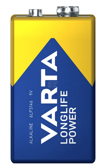Pile E 9V 6LR61 (x1) VARTA E-BLOCK 4922 ALKALINE 6LP3146 9V TRANSISTOR MN1604