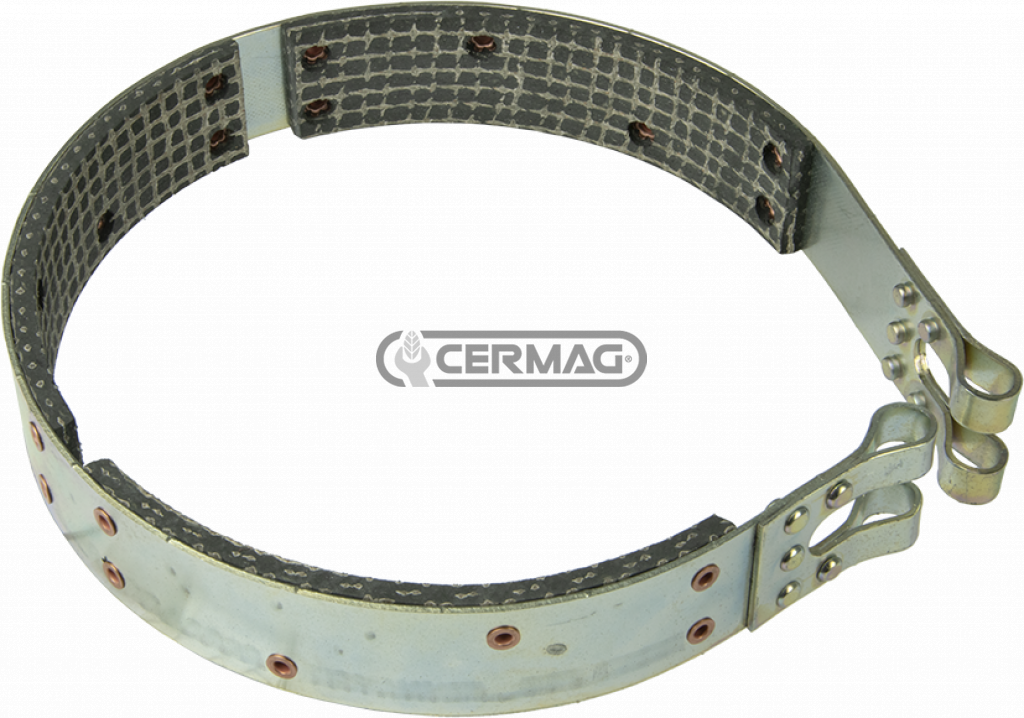 Bande de frein GOLDONI  ITMA 00660189 / GOLDONI  ITMA C45 3.45 3.40 Nike 280 - 171x40x6mm CERMAG 16205 FINA F F 2185/304
