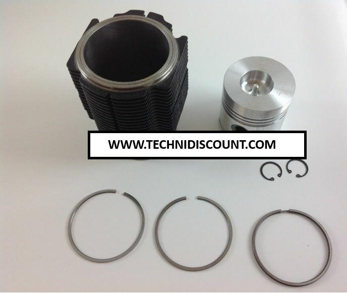 Kit Cylindre + Piston LOMBARDINI 8LD665-2/L (anciennement L20) - 8LD665-2 (anciennement 914) FIN0698KIT = FIN169SL00 - 2381005 + FIN169PC00 - 6502066