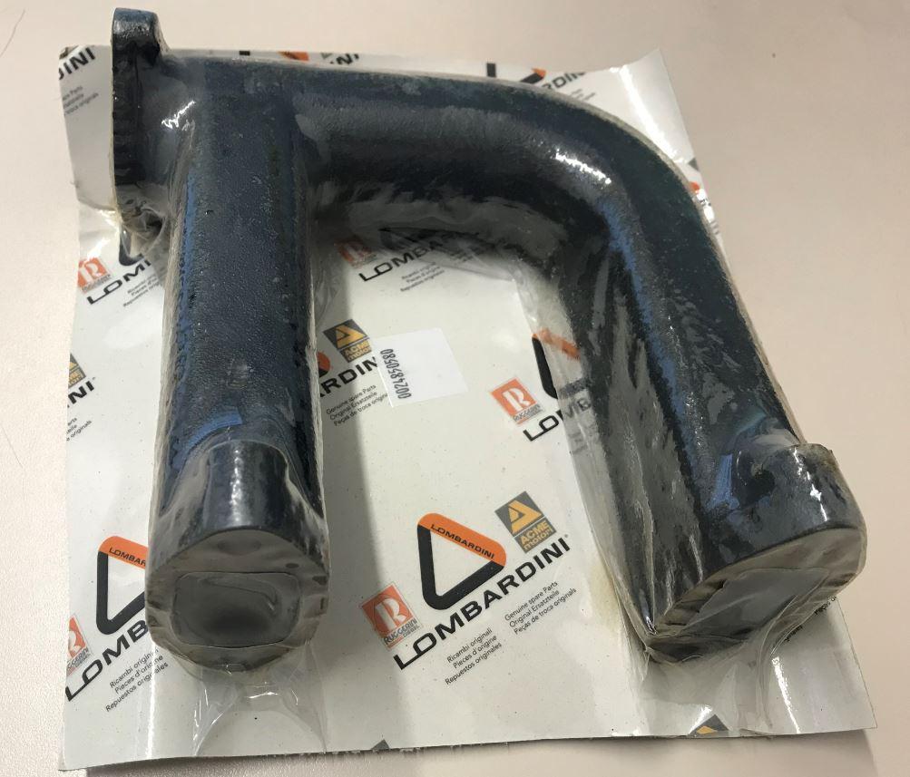 Collecteur echappement rallongé LOMBARDINI 2485058 ED0024850580-S - Pour moteurs LOMBARDINI 5LD675-2 et 5LD825-2