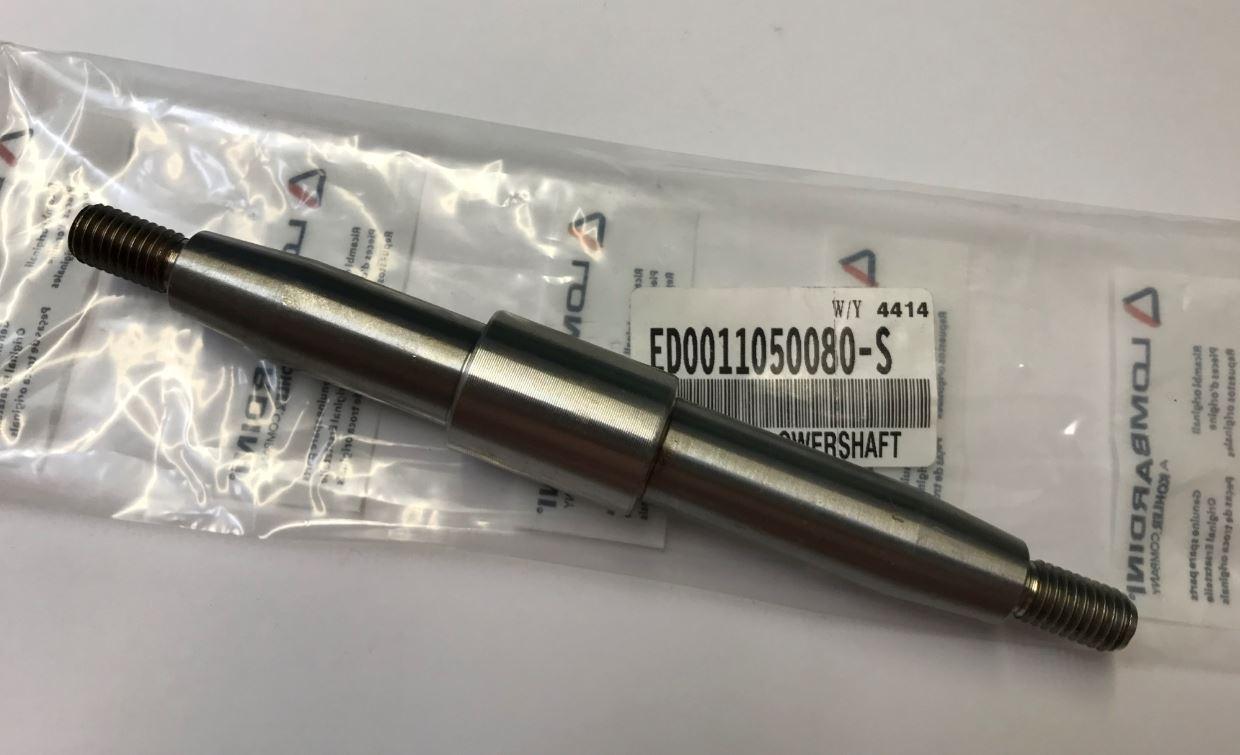 Arbre de soufflante LOMBARDINI LDA672 LDA673 LDA674 LDA832 LDA833 LDA834 - LOMBARDINI 1105008 (ancien modèle) LOMBARDINI ED0011050080-S KOHLER