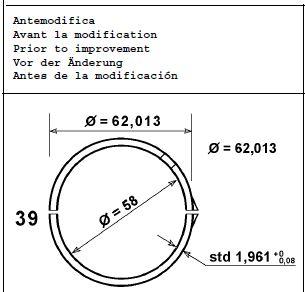 Coussinet ligne CHD LDW1503 LDW2004 LDW2004/T  LOMBARDINI Ancien Modèle 1611141 ED0016111410-S / LOMBARDINI LDW2004T - Ref. FINIMPIANTI FIN141MBSTD
