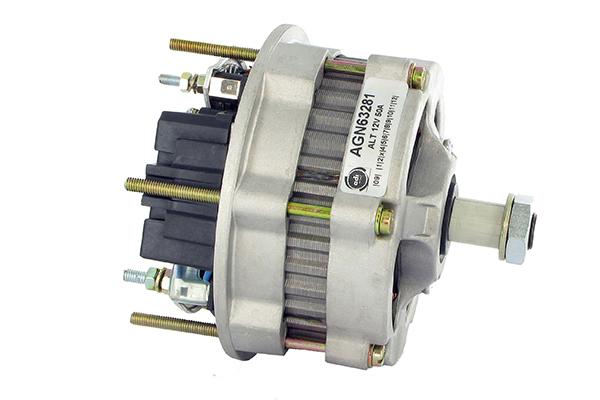 Alternateur 12V 50A AGN63281 OEM HATZ 50374701 - 50374702 - 50504200 - A13N281 = CGO111226 / EAN(s) : 2000003204021 - Moteur HATZ 2L41C & 3L41C