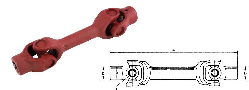 Joint cardan complet - PASQUALI 600.104.1 (CERMAG 30752) ou 600.104.0 (CERMAG 30797)