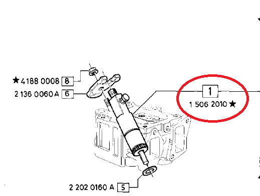 Injecteur STANADYNE 780722 VM Motori 15062010F -  VM Motori SUN 4105 & SUN 6105 (code moteur VM Motori 69A & 71A)
