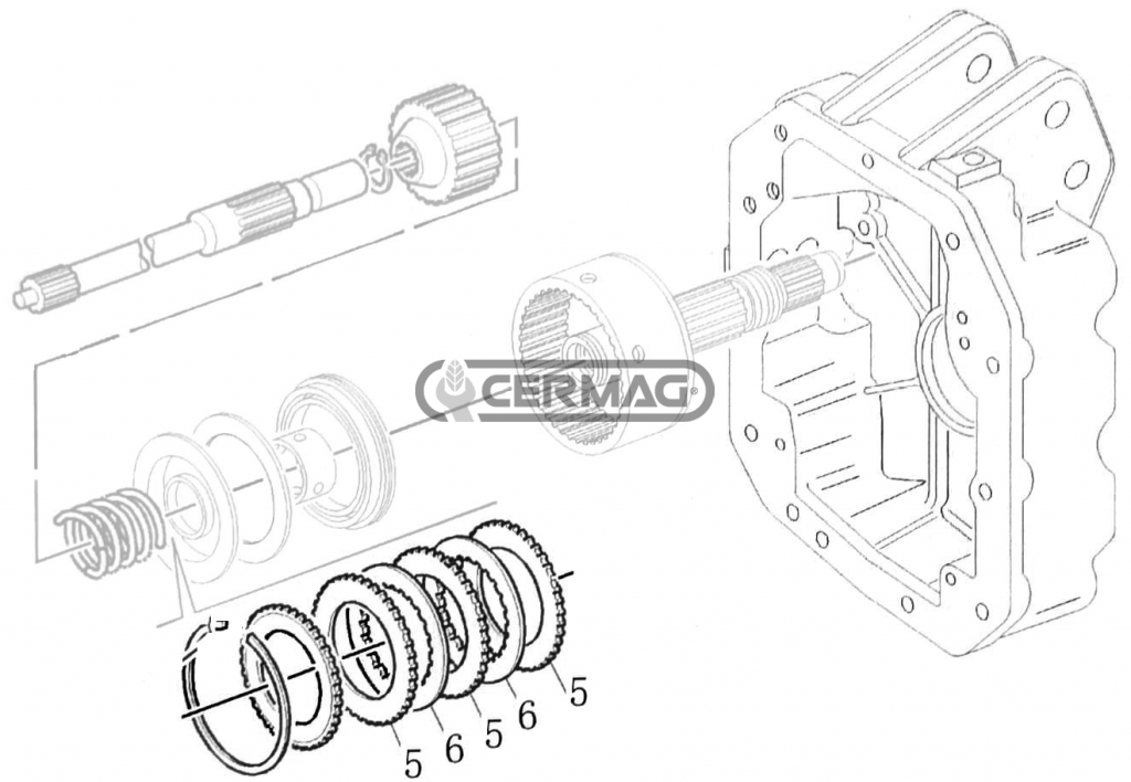 Anneau Embrayage FIAT NEW HOLLAND OEM 5158919 ; 140x91x1 32 dents