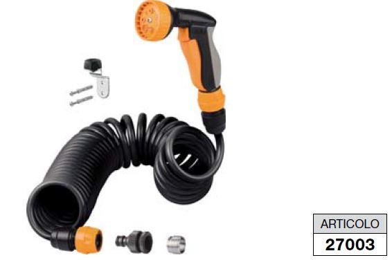 Kit 10m de tuyau a spirale extensible avec accessoires - CERMAG 27003 G.F P80007230