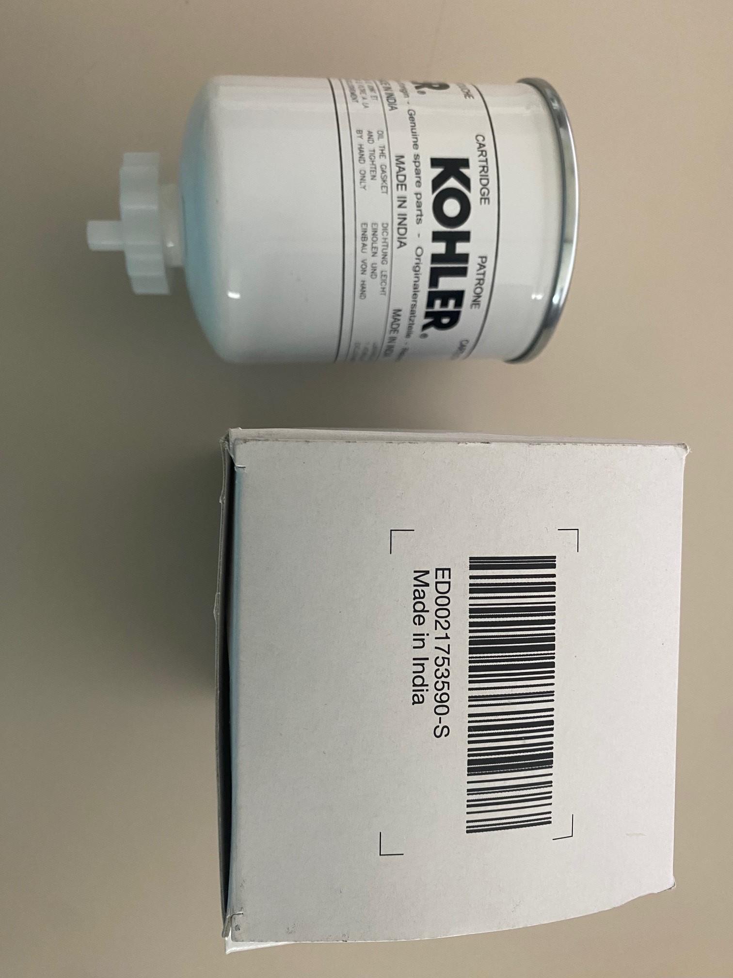 Filtre Gasoil (500 heures) ED0021753590-S KOHLER ; Pièce pour moteur KOHLER KSD1403-TC ; KSD-TCAC1403 ; KSD-TCH1403 - KSD1403TCA ; KSD1403TC