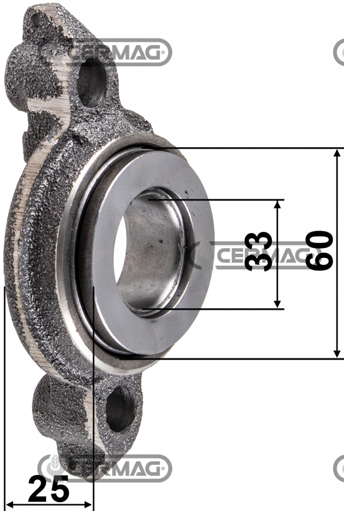 CERMAG 16046 - Manchon avec palier de butée PASQUALI 4240190 - modèles 910 931 937 940 941 944 945 946 947 946T 986T 988T MD23 24 MOZZO BOMBATO