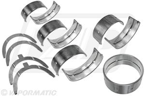 Kit coussinets paliers VPC3089 KUBOTA 15521-23533 + 16241-23470 + 16292-23483 + 16292-23494 + 19202-23543 moteur KUBOTA V1305-E-D12 V1505-E-D16