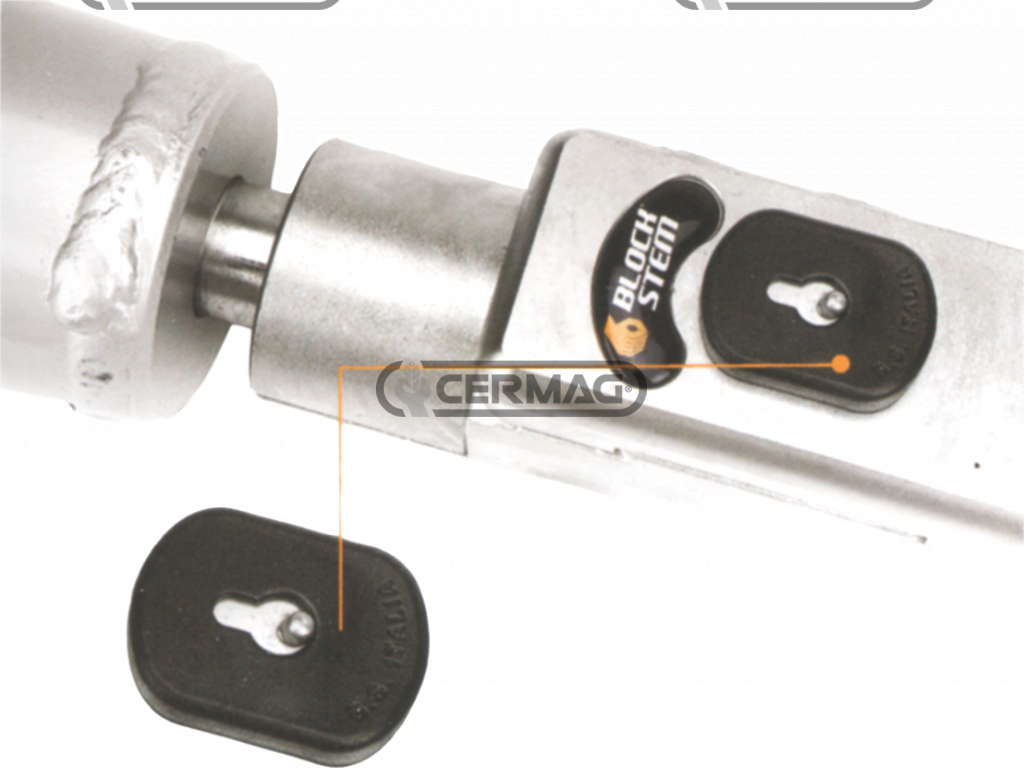 Antivol mecanique pour tracteur  Diamètre 50 mm  - Longueur total 190mm