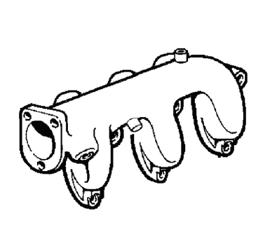 Collecteur admission LOMBARDINI 2486043 KOHLER ED0024860430-S / Moteur LOMBARDINI 11LD535-3 11LD625-3 11LD626-3 Moteur KOHLER KD625-3 KD626-3 (625.2486.043)