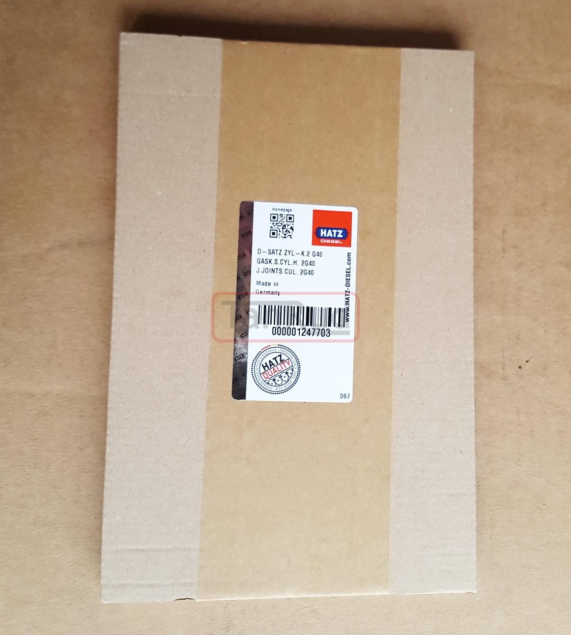 Pochette joints haut moteur 2G40 HATZ 01247703 (Ex. 01247701)