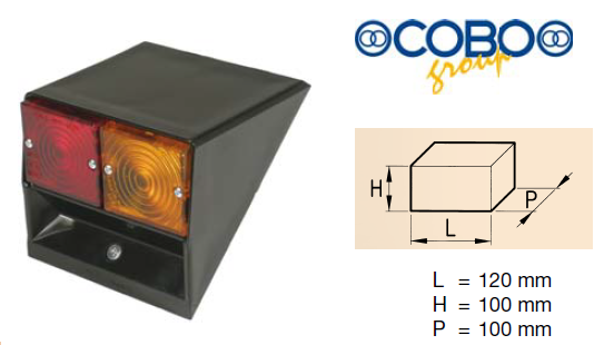 Feu arriere pour GOLDONI serie 900 et universal - CERMAG 35340 (droit) / CERMAG 35341 (gauche)