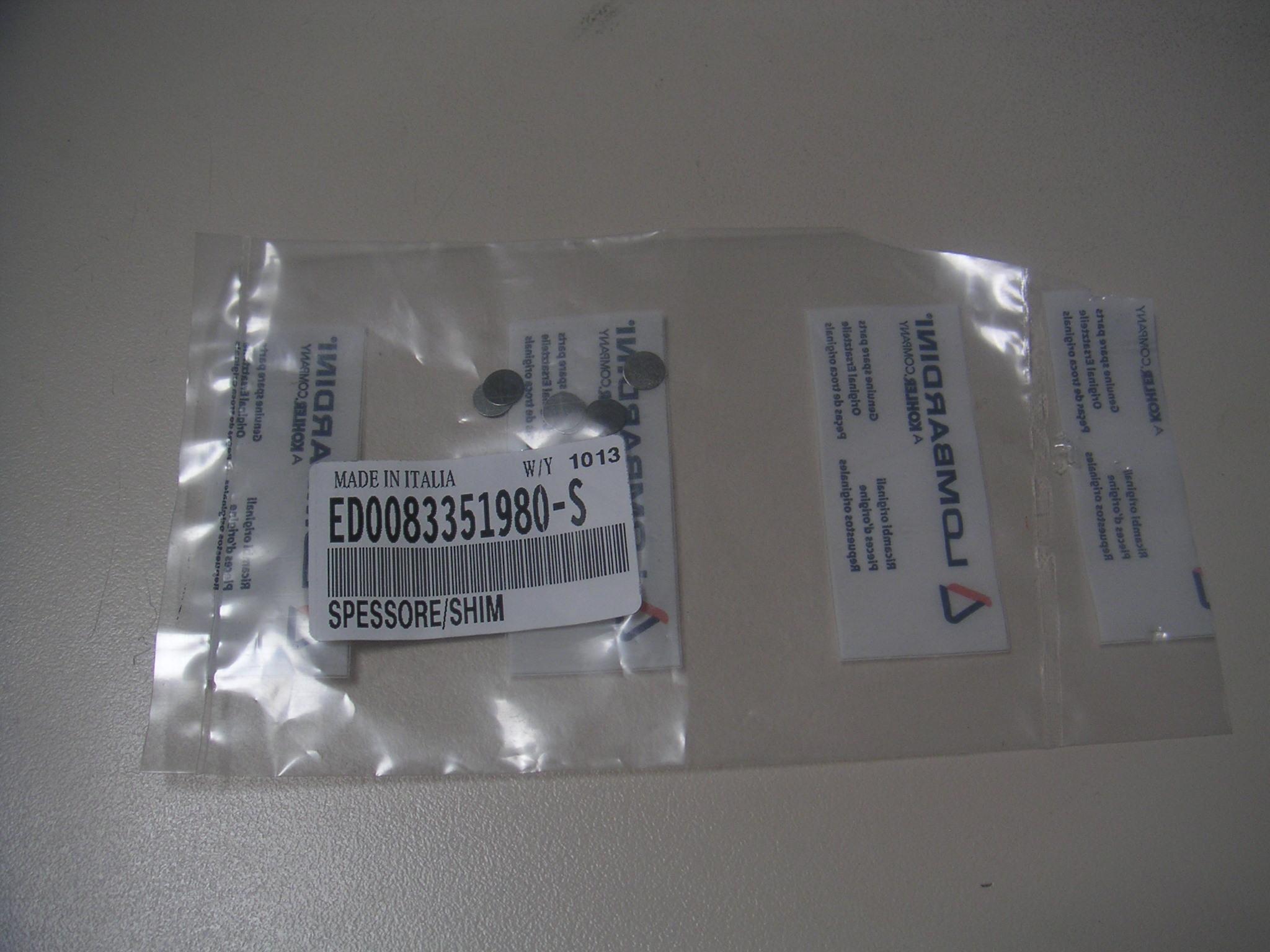 Sachet 10 pastilles reglage 0.2 ALN290 ALN330 ACME - IM250 IM300 IM350 restyling LOMBARDINI 8335.198 KOHLER ED0083351980-S