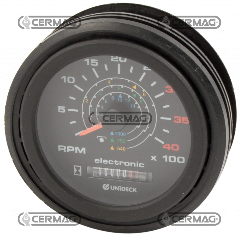 COMPTE TOURS - HORAMETRE ELECTRIQUE CERMAG 35641 OEM 02050606 UNIDECK / COBO 07500110