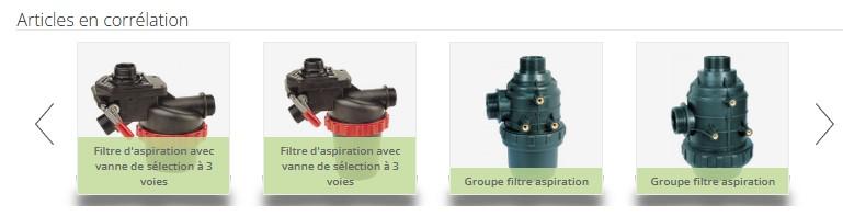 Raccord droit pour écrou - Diamètre 30 mm