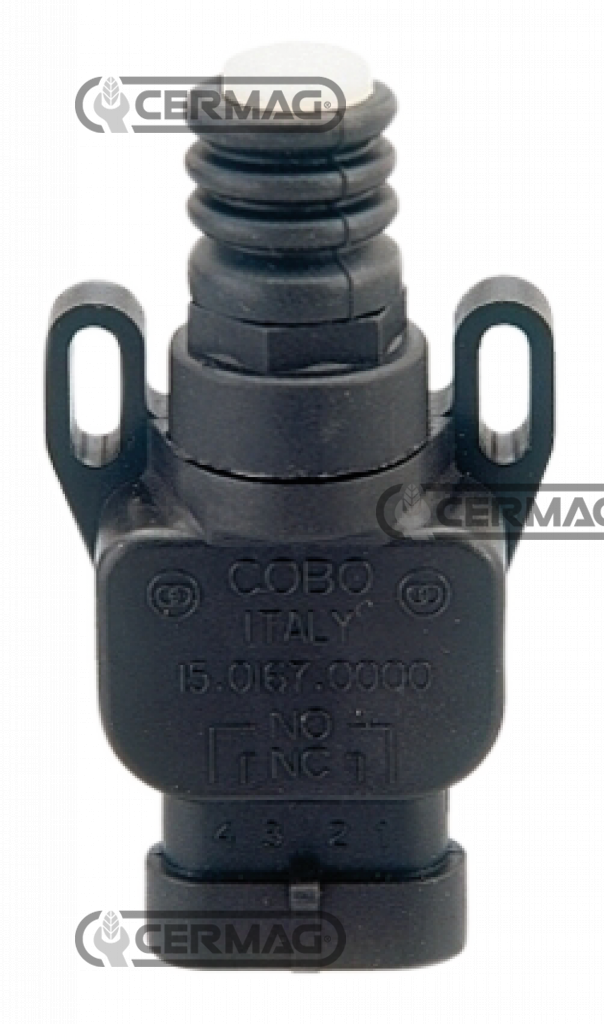 COBO 15.0167.0000 COMMUTATEUR AVEC DECLIC RAPIDEPOUR INDICATEUR D'ARRET / A. CARRARO 46708126 / SDF 2.7659.281.0 / CNH 471370220