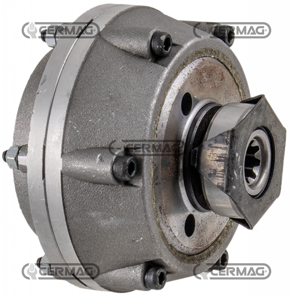 Embrayage BERTOLINI Motocoltivatore serie 406 (moteur ACME ALN330) Ø103x87mm arbre Ø22,50 Z.8 15x12 (CERMAG 15632)