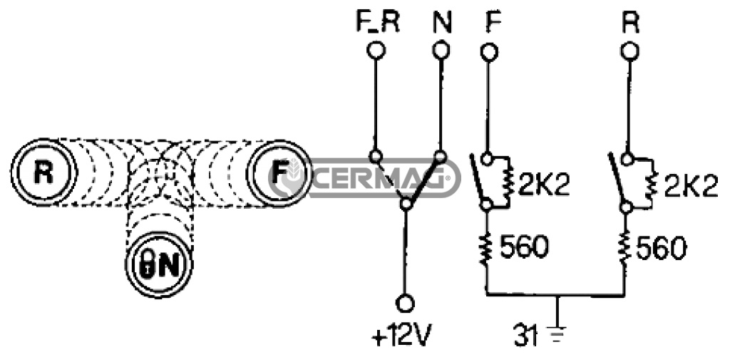 Commodo FIAT NEW HOLLAND 82034516 serie T6000 TM TM7000 TSA/DELTA  CERMAG 36747 Ex. 916912