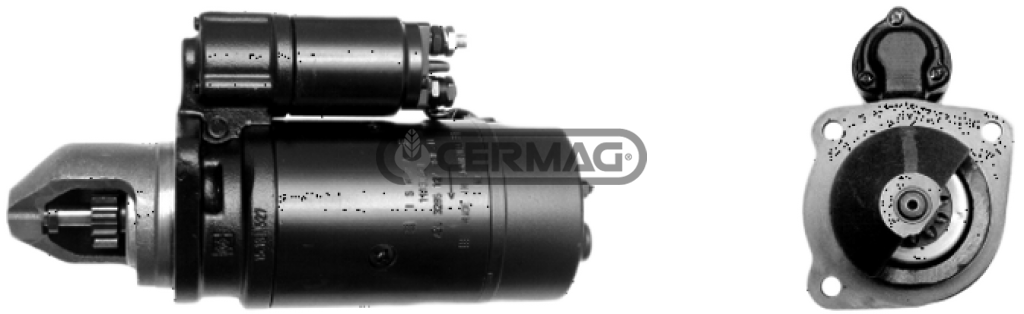 Démarreur MAHLE CERMAG 12815 / SAME 2 9619 110 0 / 2.9619.110.0 / 12V 3Kw - remplace 911233 / SAME Fubbalo 120 DA985 Dragro Phanter