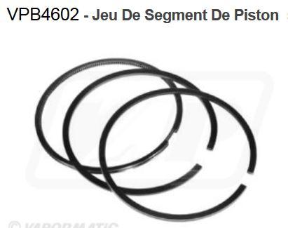 Jeu segments piston IVECO 8032.02 8035.06 8045.02 8045.06 8065.06 8065.06 / VPB4602 - 1908738 (Fiat) 1908738 (Ford Finis) A-1930169 (A & I)