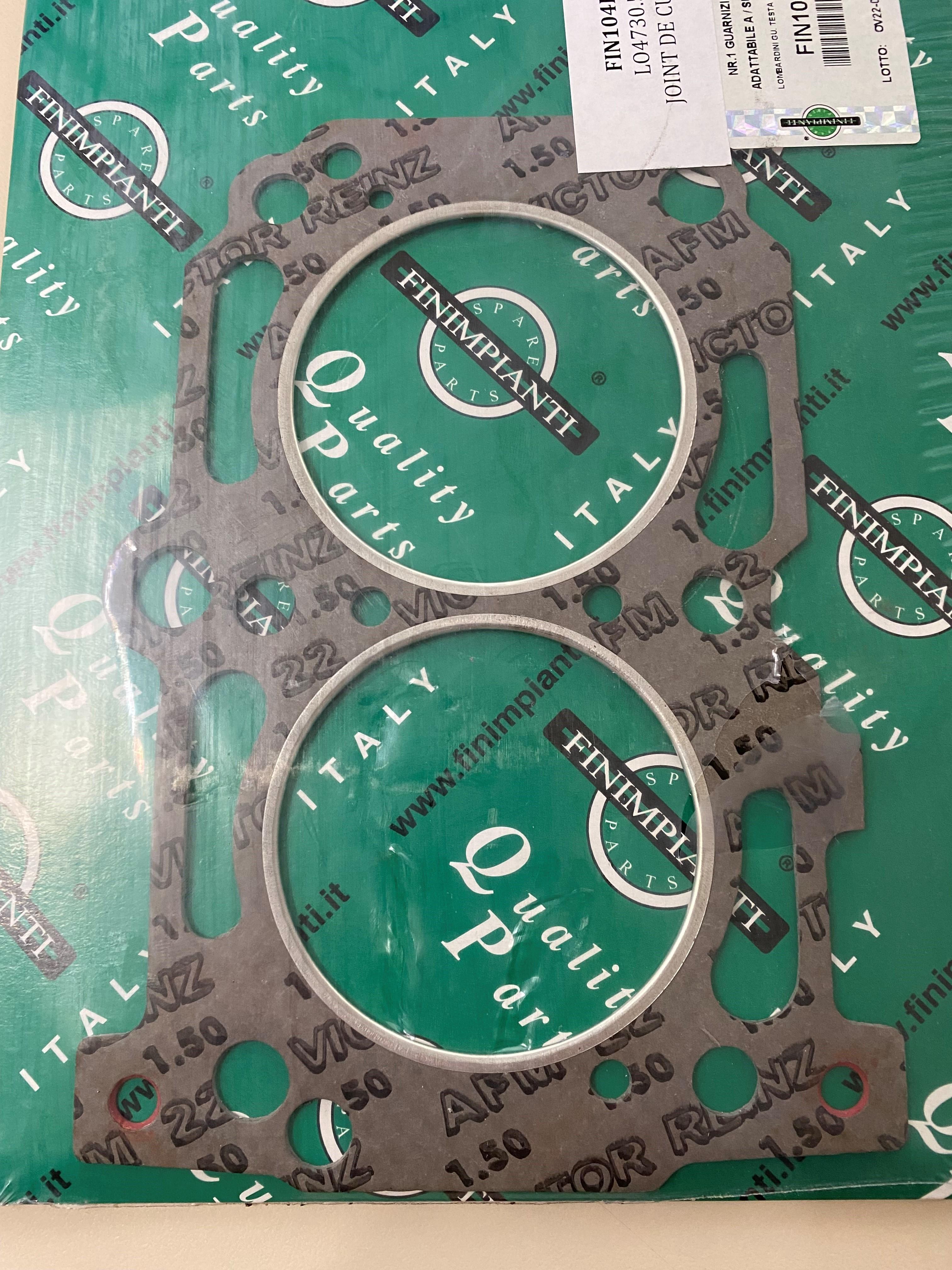 Joint culasse FOCS LDW502 LDW602 LOMBARDINI KOHLER DEUTZ F2M1008 - FINIMPIANTI : 1,55mm FIN104HG = 4730.592 / 4730592 / ED0047305920-S ou 1,65mm FIN105HG = 4730.593 / 4730593 / ED0047305930-S
