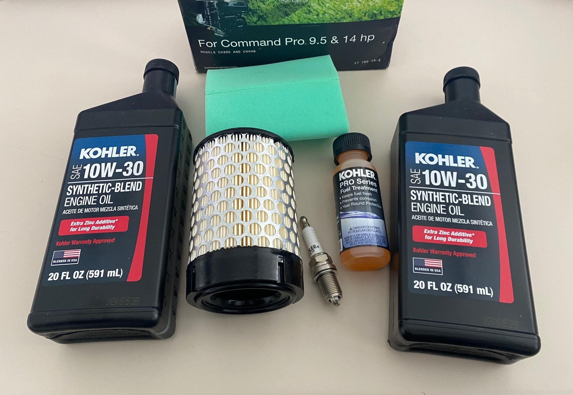 Kit maintenance entretien KOHLER CH395 et CH440 - Command Pro 9.5 & 14 - KOHLER 17 789 14-S  1778914-S Ex. KOHLER 17 789 02-S