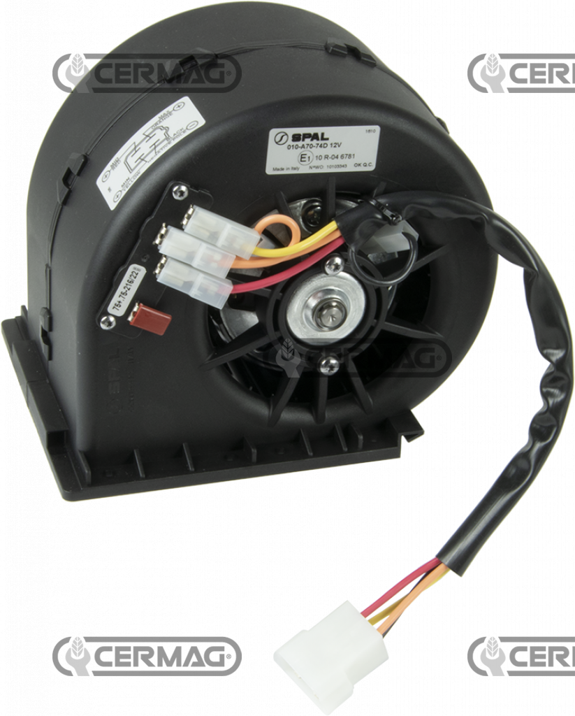 Ventilateur electrique de cabine GOLDONI 02050827 SPAL 010-A70-74D 12V