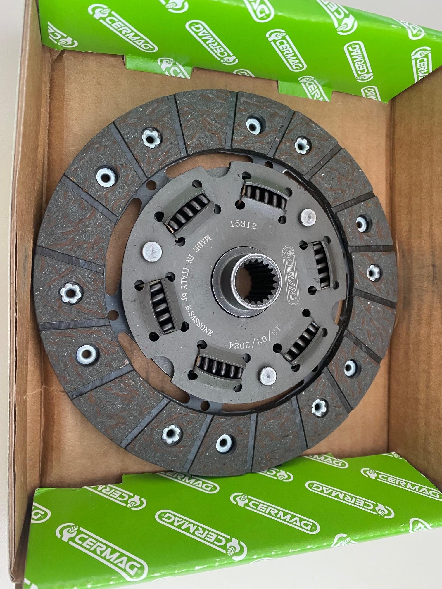 Disque Embrayage 15312 OEM BCS 599.25837 / 59925837 BCS MATRA 101 - CARRARO ANTONIO OEM 5.108.516 / 5108516 TIGRE RS ; TIGROTTO RS ; TIGRE TRANSPORTER ; TIGROTTO TRANSPORTER