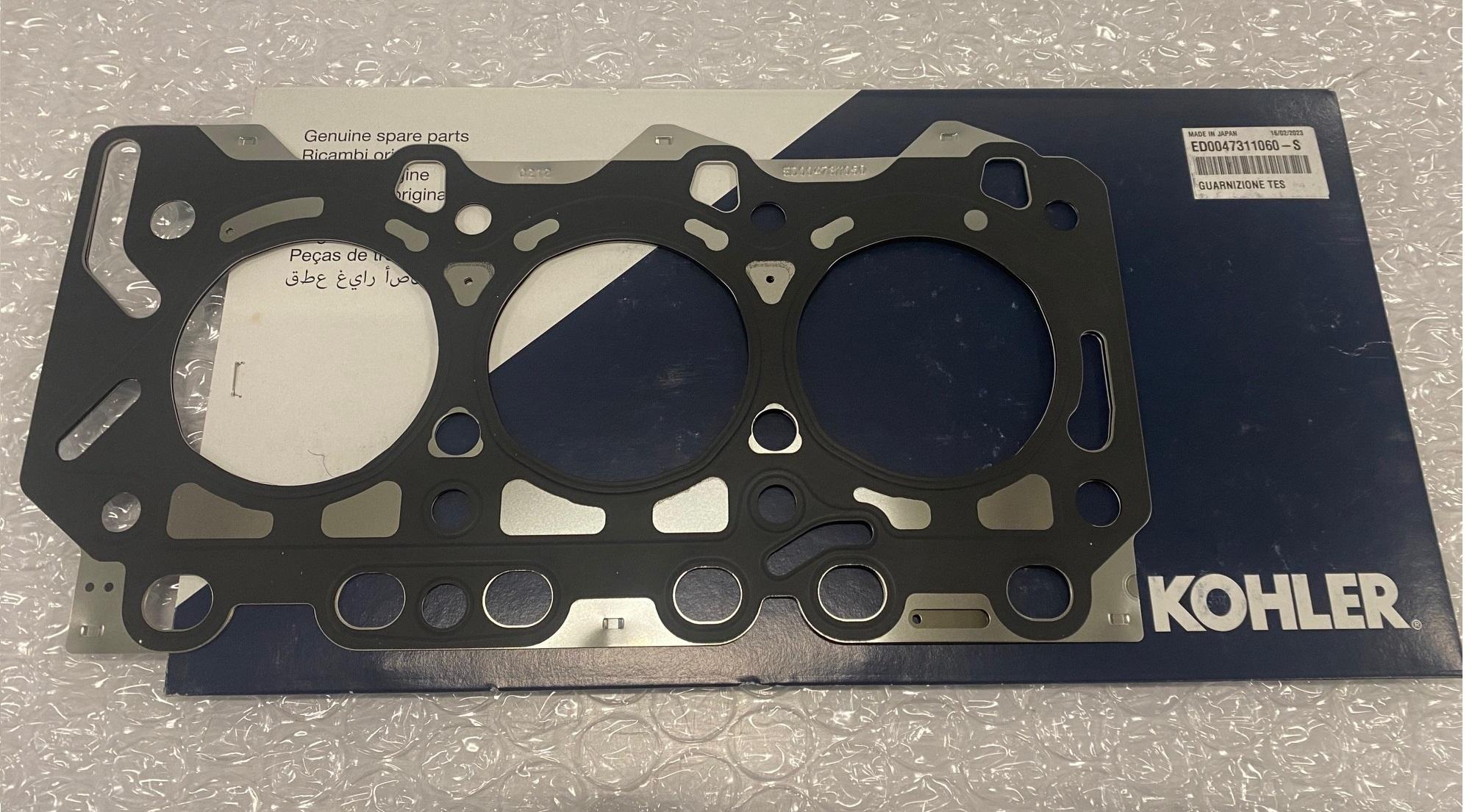 Joint culasse KOHLER KDI1903M KDI1903TCR / ED0047311060-S ED0047311060 ex. ED0047310660-S / ED0047311070-S ED0047311070 Ex. ED0047310670-S / ED0047311080-S ED0047311080 Ex. ED0047310680-S