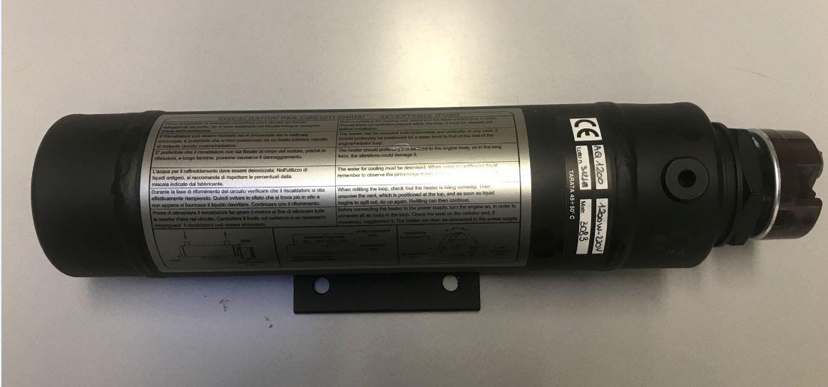 Rechauffeur eau Tout types moteurs 1200W 230V / Groupes Electrogénes MGP AQ1200 (1201200) MANNARINI RA1200