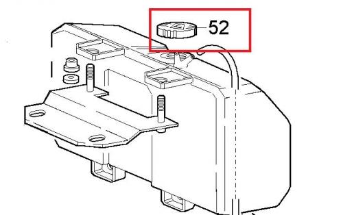 Bouchon Réservoir LGA225 LGA226 3LD450 3LD510 15LD225 15LD315 15LD350 15LD400 IM en version Restyling LOMBARDINI ED0090430960-S / 9043096