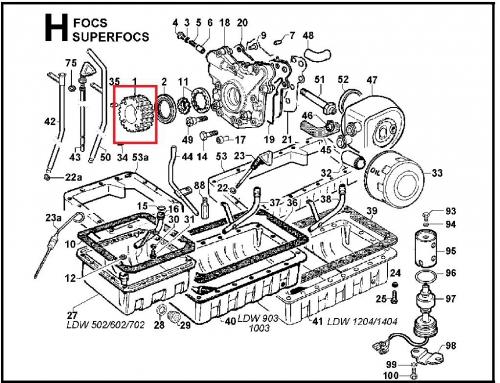 Poulie Pignon distribution LOMBARDINI ED0069752920-S