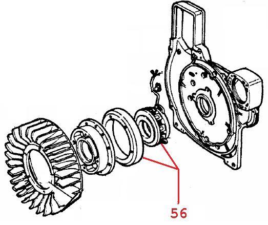 Alternateur 6LD 9LD 12LD (6LD260 6LD325 6LD326 6LD360 6LD400 6LD435 9LD561-2 9LD625-2 9LD626-2 12LD435-2 12LD475-2) LOMBARDINI 1157167 SAPRISA 3625 (12V 16A 2 fils) RUGGERINI MD150 MD170 MD190 ED001571670-S