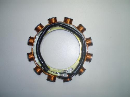 Stator FOCS LDW502 LDW602 LDW702 LDW903 LDW1003 LDW1204 LDW1404 15LD225 15LD315 15LD350 LGW523 LGW627 LOMBARDINI 8565080 (20A 12V 2 fils jaune - SAPRISA 5247 - LOMBARDINI 8565121 ED0085651210-S Ex. 8565080 - 8565107