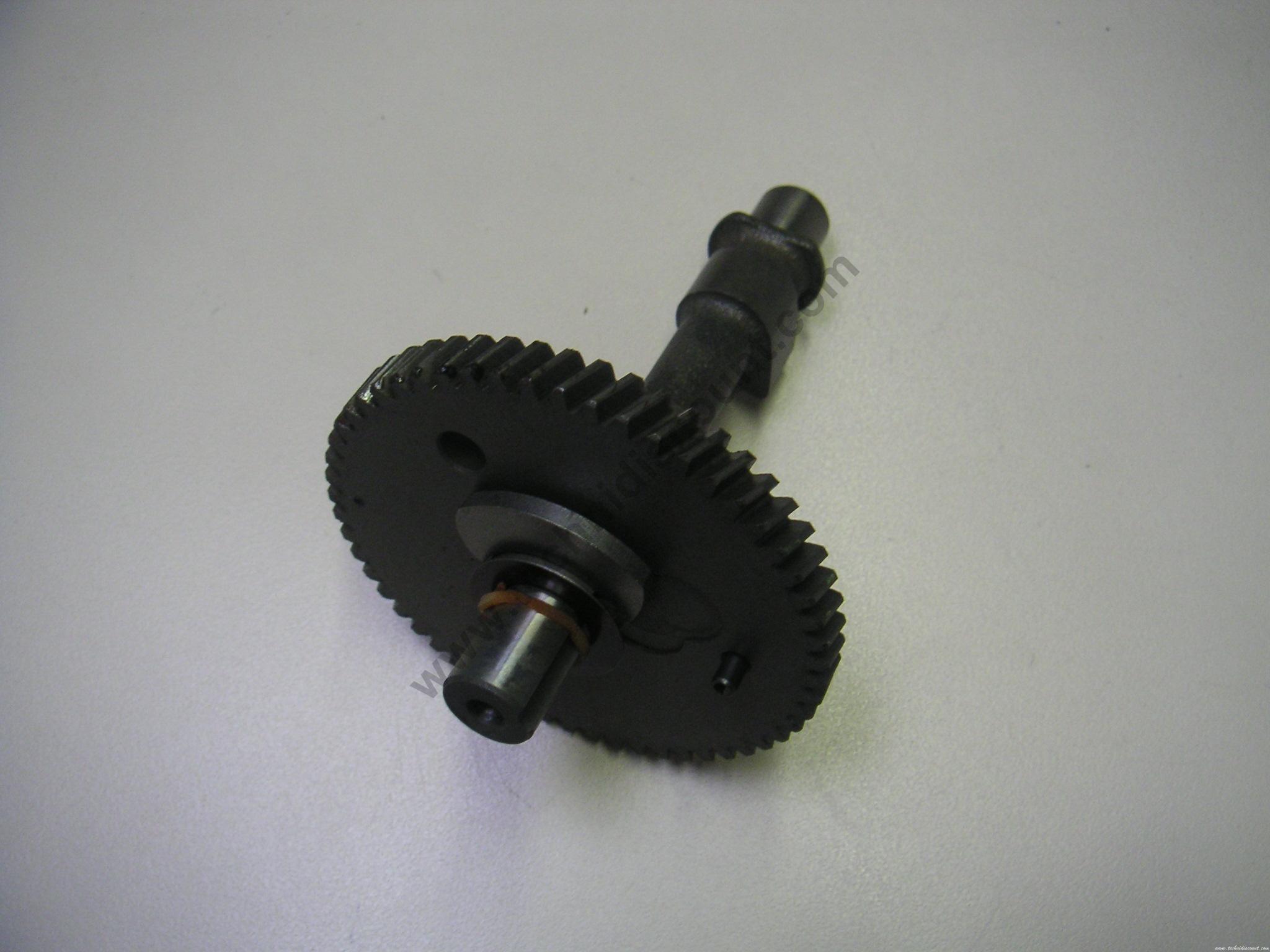 Arbre à cames LOMBARDINI IM250 IM300 IM350 + restyling - ACME A349 A360 LOMBARDINI 3348.040 ; 3348040 ; ED0033480400-S KOHLER [dents helicoidales]