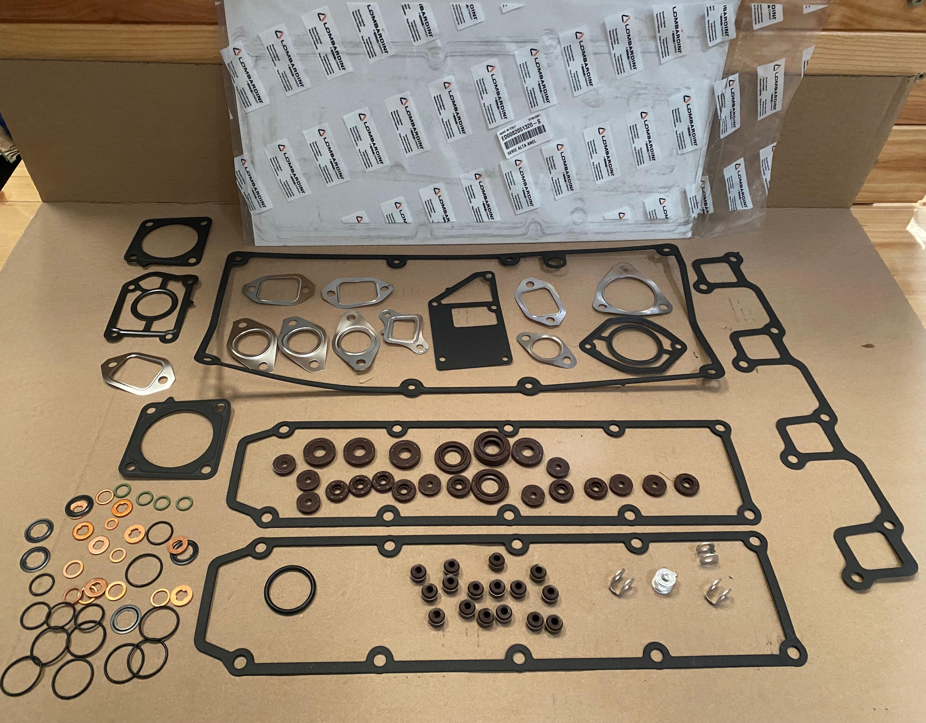 Pochette joints haut moteur KDI2504M KDI2504TM KDI2504TCR KOHLER ED0082051320-S - 8205132 JEU BAGUES/JOINTS HAUT KDI 2504 / JKHXL2.48TCR