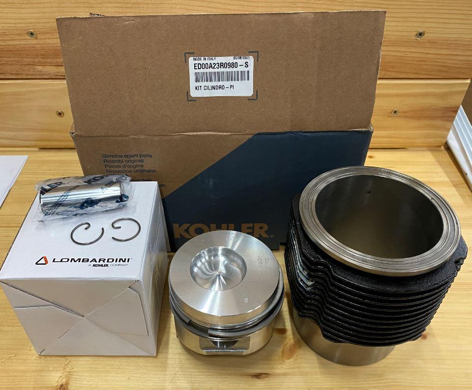 Kit cylindre + piston complet STD A23R.098 RUGGERINI ED00A23R0980-S LOMBARDINI 12LD477-2 RUGGERINI RD210 RD211
