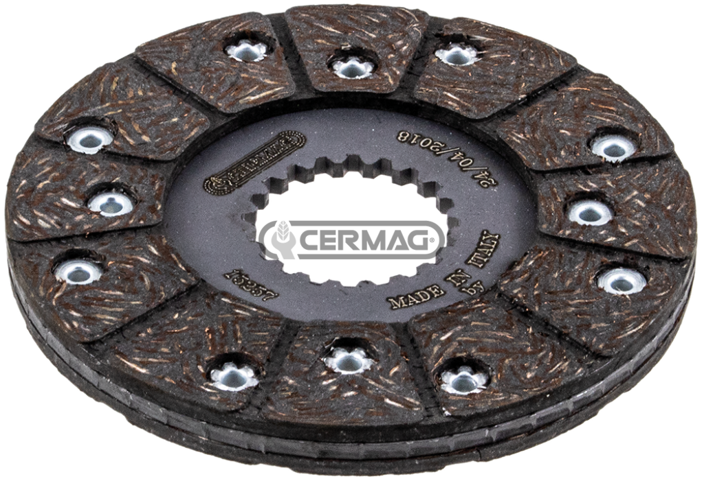 Disque de frein 15257 - FIAT NEW HONNAD FORD AGRIFULL 44905820 / GUNTHER GG2 20756 095 - 128x70x4 40x36 mm - Z.20