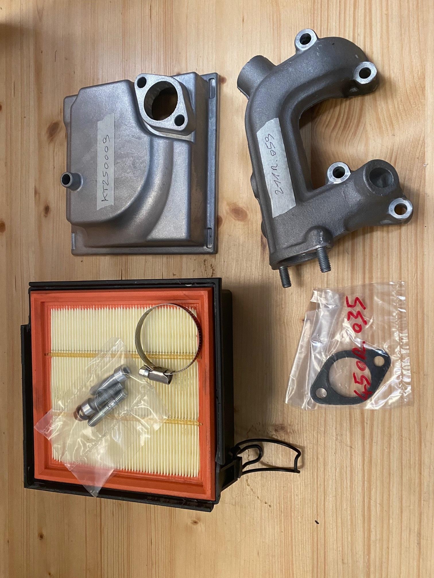 Kit filtre air sec 25LD330/2-425/2 (KT250009) + Joint (450R035) + Collecteur Adm 25LD STD (211R059)